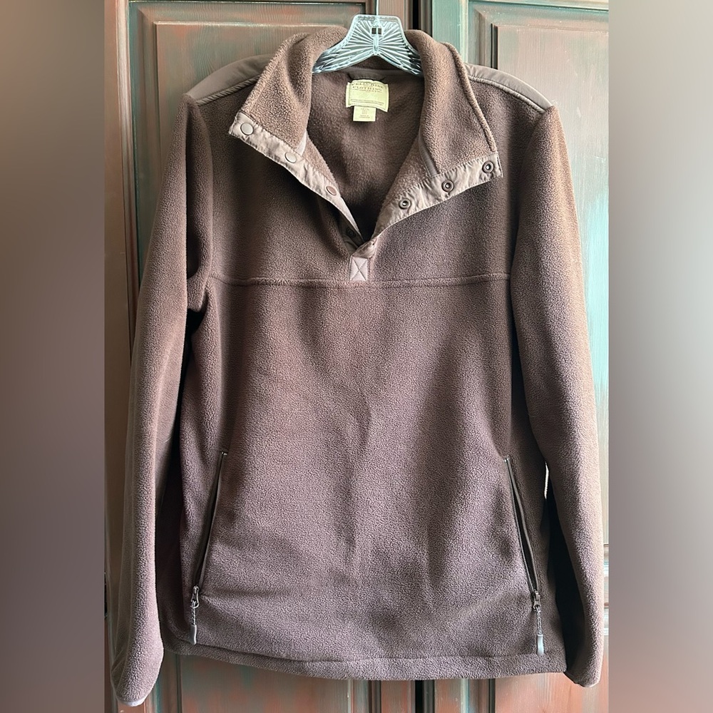 Mens Sz L Fleece Pullover SZ L